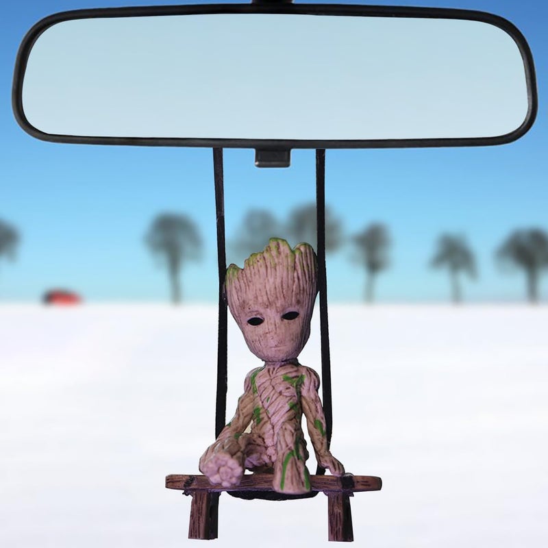 WYJS Car Swing Ornament, Mirror Hanging Car Interior Accessory, For Rear View Mirror, Gardening Hanging - Image 1